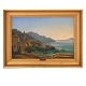 Morten Jepsen, 
Dänemark, 
1826-1903, Öl 
auf Leinen
Partie von der 
Küste Amalfis, 
Italien, um ...