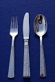 Champagne Danish solid silver flatware, set luncheon cutlery for 12 people, in all 36 pieces