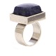 Hans Hansen sterlingsilber Ring mit Lapis Lazuli. Ringgr. 57