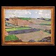 Olaf Rude, 
1886-1957, Öl 
auf Leinen. 
Landschaft mit 
...