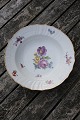 Voll Sächsische Blume Royal Copenhagen dänisch Geschirr, Suppentellern Nr. 1616, Ö zirka 21,5cm um Jahr 1900 herum