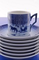 Royal 
Copenhagen 
Weihnach-
Kaffeetassen 
1984. „Happy 
Christmas“. 
Tadelloser 
Zustand, 1. 
Wahl.  ...