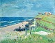 Bernhardt-
Frederiksen, 
Aage (1883 - 
1963) Dänemark: 
Szene aus 
Alt-Skagen. Öl 
auf Leinwand. 
...