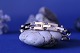 Beautiful 
classic Block 
gold bracelet 
in 14 carat 
gold, with 3 
rows and box 
clasp. The 
bracelet ...