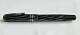 Blue and black striped Rakete-Tank fountain pen. Piston filler filling system that works. Ready ...