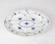 Ovale Schale – Nr. 18 – Porzellan – Blau bemalt – Blau ...