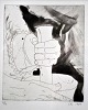 Ravn, Lars 
(1959 -) 
Dänemark: 
Komposition, 
1989. 
Radierung. 
Signiert: LR 
1989. 6/10. 
Höhe: 19,5 ...