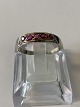 White gold ring 
with Red 
rubies, 14 
carat gold
Stamp: 585,
Size: 64, 
inside diameter 
20.37 ...