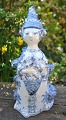 Wiinblad, Bjørn 
(1918 - 2006) 
Dänemark: Tante 
Ella. Modell M 
19. Unikat. 
Signiert 1977. 
Blau ...
