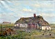 Frost, Sergius 
(1900 - 1994) 
Dänemark: Altes 
Bauernhaus. 
Holmsland-Düne. 
Öl auf 
Leinwand. ...