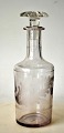 Karaffe "Fine 
Champagne", ca. 
1900. England. 
Mit 
gezeichnetem 
Motiv aus 
Eichenblättern 
mit ...