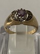 Gold ring with 
Amethyst and 
Diamonds 14 
carat
Stamp: 585, 
KJa
Goldsmith: 
1936-2007 ...