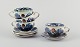Nils Joakim 
Kähler for 
Kähler. A set 
of four large 
“Marguerite” 
teacups and 
saucers of 
glazed ...