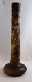 Emile Gallé. 
Jugendstilvase. 
Höhe 44,5 cm. 
Produziert 
1905-1908