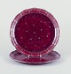 Wilhelm Kåge 
for 
Gustavsberg.
A pair of 
“Argenta” 
ceramic dishes.
Rare bordeaux 
glaze.
Model ...