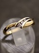 14 carat gold 
ring with clear 
stones size 58 
from goldsmith 
Soren Geertsen 
Charlottenlund 
item ...