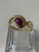 Gold Ring with 
Diamonds and a 
Ruby 14 Karat
Stamp: 585
Size 65 / 
20.69 mm.
Beautiful ...