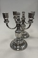 Par Georg 
Jensen Sterling 
Sølv 2-armet 
Lysestager No. 
212
Måler 27,5cm x 
23,5cm ( 10.83 
inch ...