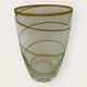 Holmegaard, 
Design Jacob E 
Bang, großes 
Spiralwasserglas 
mit gelbem 
Streifen, 12 cm 
hoch, ...