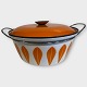 Catrineholm, 
Lotustopf, 
orange, 
Durchmesser 
ohne Henkel 
27cm, 12cm 
hoch, Design 
Grete Prytz ...
