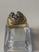 Gold ring with 
diamonds 14 
Karat.
Stamped: JS. 
585.
Size: 63.
Nice and ...