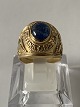 Pilot ring USA 
with blue 
stone, 14 carat 
Gold
Text: United 
State Air Force
Stamped: 585, 
...