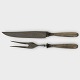 Aufschnittset, 
Karina, 
Schneideset in 
Dreiturm-
Silber, Griffe 
mit Gravur von 
1944 (von ...
