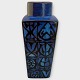 Aluminia / 
Royal 
Copenhagen, 
Baca Vase mit 
blauem Muster, 
Nr. 704/3259, 
Höhe 22,5 cm, 
Fuß 8x8cm, ...