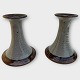 Helle Allpass, 
2er Set 
Kerzenleuchter, 
15cm hoch, 
Stempel: 
Allpass Denmark 
*Guter Zustand*