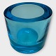 Blau, 
Marimekko, 
Iittala, Kivi 
Kerzenhalter, 
Höhe 6 cm, 
Durchmesser 6,5 
cm, guter 
Zustand