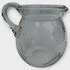 Glaskrug mit 
Schliff, Höhe 
15cm, Breite 
ca. 18cm, guter 
Zustand