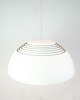 The AJ Royal 
pendant lamp 
was designed by 
Arne Jacobsen 
in 1957 as part 
of the overall 
design ...