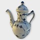 Royal 
Copenhagen, 
Musselmalet, 
Blue Fluted, 
Kaffeekanne Nr. 
1/48, 24 cm 
hoch, 3. Klasse 
*Kleine ...