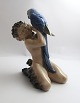 Königliches 
Kopenhagen. 
Porzellanfigur. 
Faun mit 
Papagei. Modell 
752. Höhe 19 
cm. (1 Wahl)