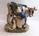 Bing & 
Gröndahl. 
Porzellanfigur. 
Milchmädchen. 
Modell 2017. 
Höhe 19 cm. (1 
Wahl)