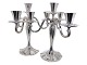 Danish silver, 
pair of 
four-armed 
candlelight 
holders from 
1929.
Hallmarked 
with unknown 
...