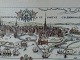 Große gerahmte 
Stickerei des 
alten 
Kopenhagen / 
Hafnia, Aus der 
Spitze des 
Kunsthandwerks, 
Maße: ...