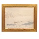 Laurits 
Andersen Ring, 
1854-1933, 
Wasserfarbe, 
Winterlandschaft
Signiert 
und datiert ...