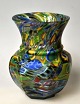 Millefiori-Vase Johansfors Glasbruk, Schweden.