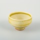 Berndt Friberg 
for Gustavsberg 
miniature. 
Studio-made 
stoneware 
miniature bowl 
with light 
yellow ...
