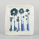 Birger 
Kaipiainen 
(1915–1988) for 
Arabia
Large 
decorative 
square ceramic 
dish with 
floral ...