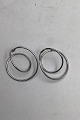Georg Jensen 
Sterling Sølv 
Øreringe No. 
554A Alliance 
Allan Scharff
Måler Diam 3.1 
cm (1.22 ...