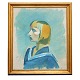 Harald 
Gierisng, 
1881-1927, Öl 
auf Leinen. 
Porträt der ...
