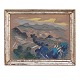 Rita 
Kernn-Larsen, 
1904-98, Öl auf 
Holz. 
Landschaft mit 
...