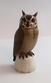 Bing & Gröndahl. Porzellanfigur. Eule. Modell 1800. Höhe 14,5 cm. (1 Wahl)
