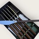 Lundtofte, Opus 
Tafelmesser mit 
Palisandergriff 
und Stahl, 21cm 
lang, Design 
Tias Eckhoff 
*Guter ...