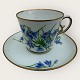 Royal 
Copenhagen, 
kleine 
Kaffeetasse aus 
dünnem 
Porzellan, 
dekoriert mit 
der „Gemeinen 
...