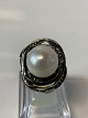 Designers 
Favorite ring 
med Perle og 
sten, Sterling 
sølv
Sort Rhodium 
og 18 karat 
guld ...