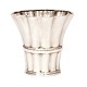 Mogens Ballin 
Nachf. 
Silbervase. H: 
15cm. D: 
16,5cm. G: ...
