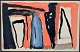 Van Velde, Bram 
(1895 - 1981) 
Niederlande: 
Komposition. 
Farblithographie.
 Signiert. 
89/140. 31 x 
...